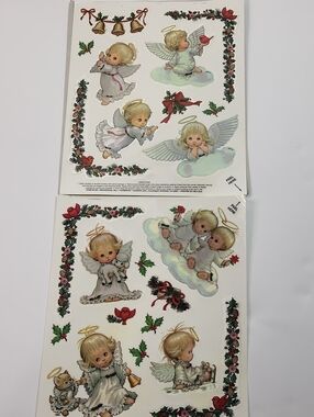 Vintage Christmas Window clings